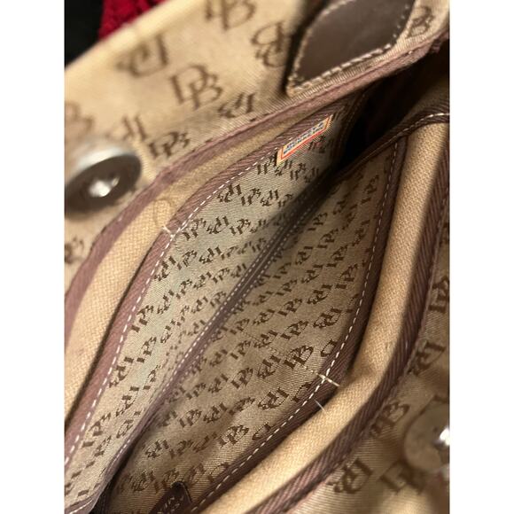 Vintage Dooney & Bourke tan and brown handbag - Picture 11 of 16